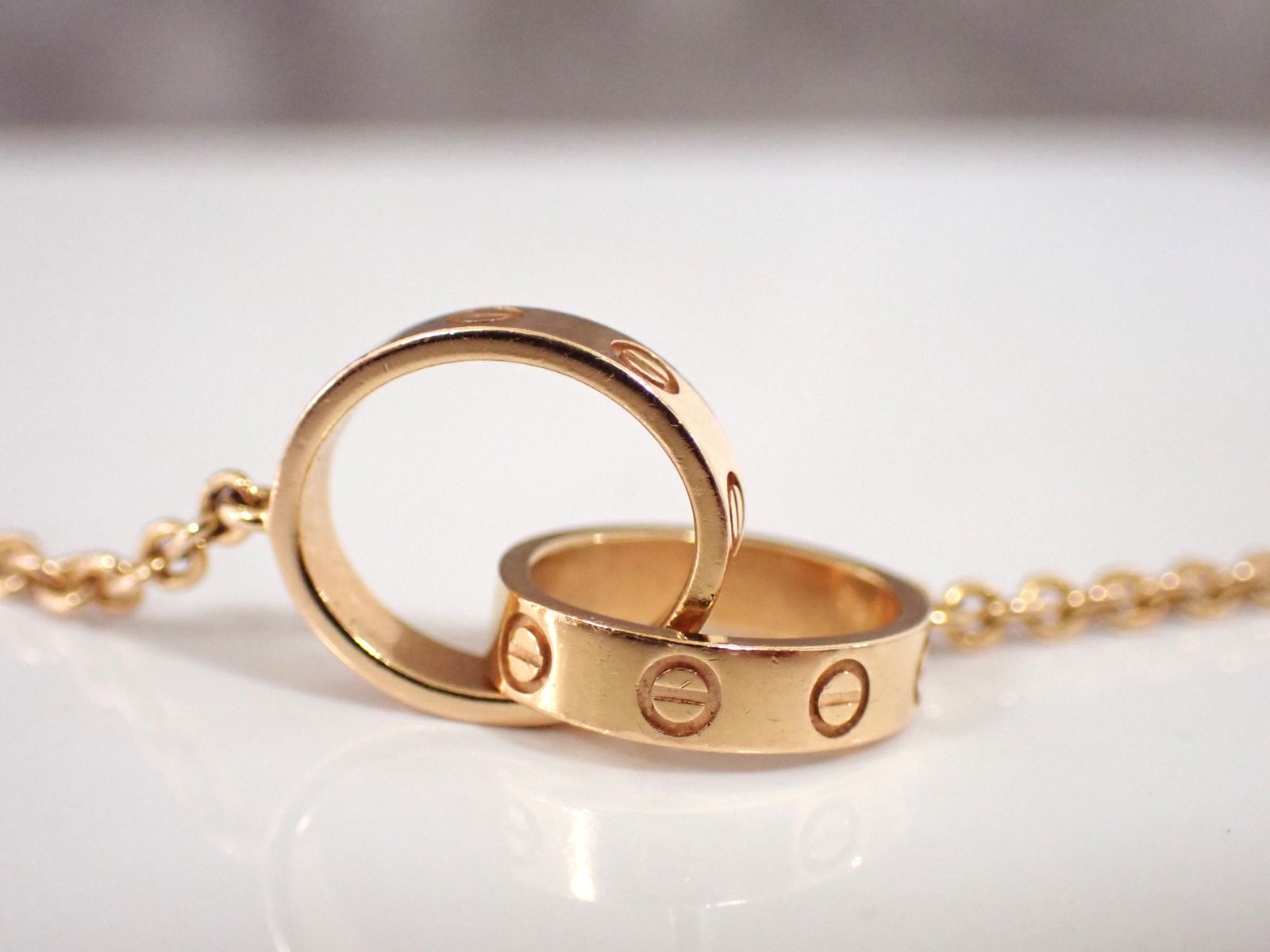 Cartier カルティエ ベビーラブ ブレスレット K 18 PG 18金 重量4 g