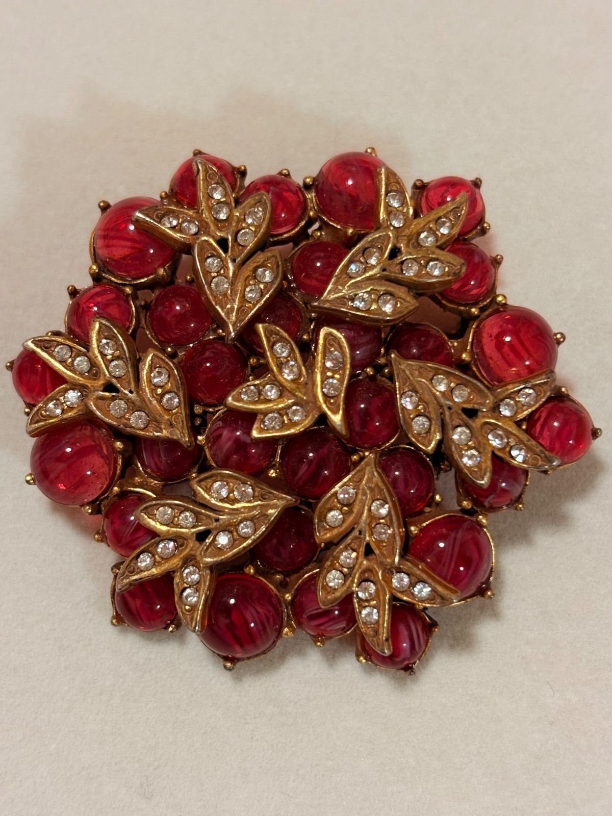 Yukiko Hanai 瑠璃 ブローチ