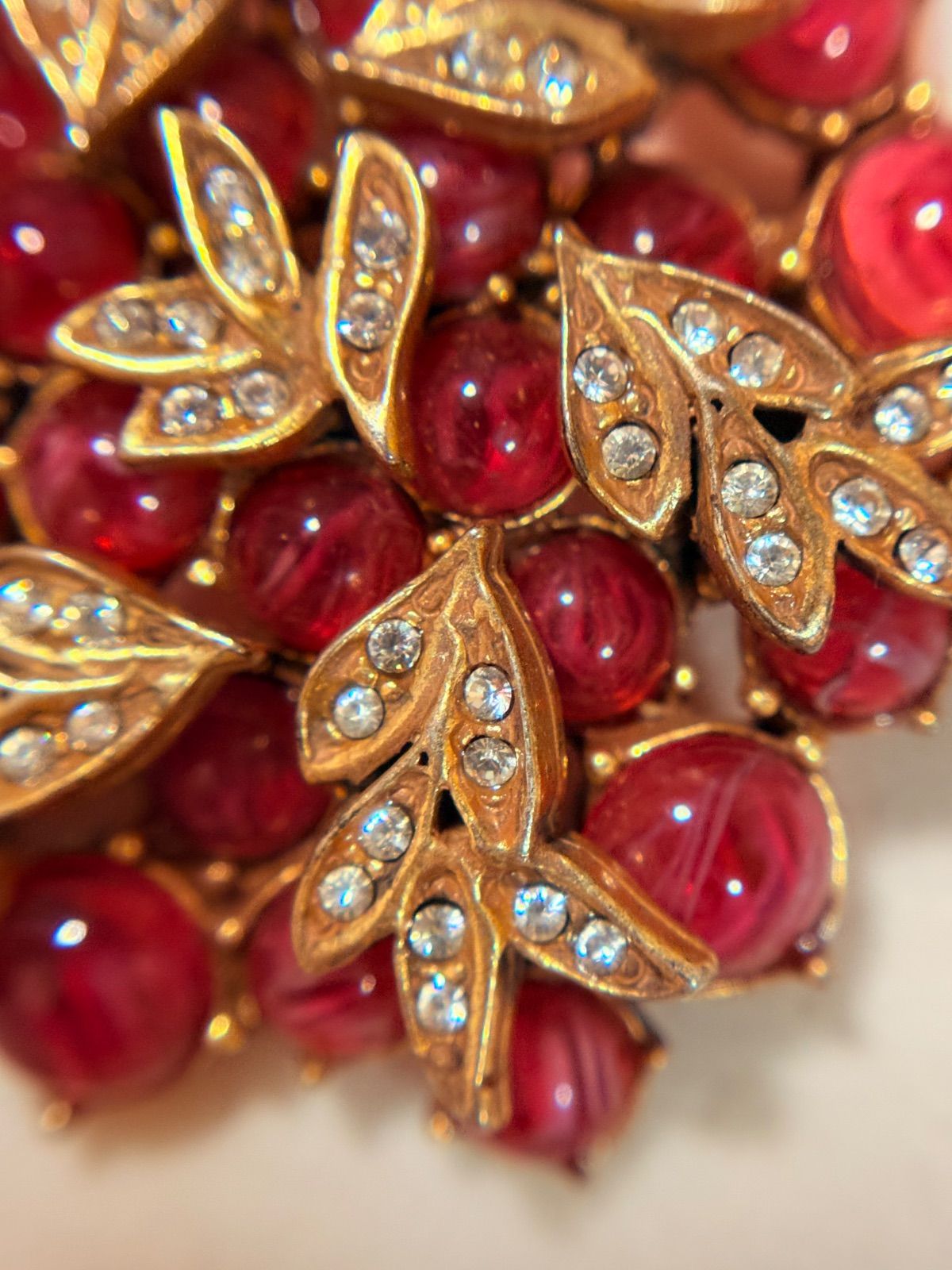 Yukiko Hanai 瑠璃 ブローチ