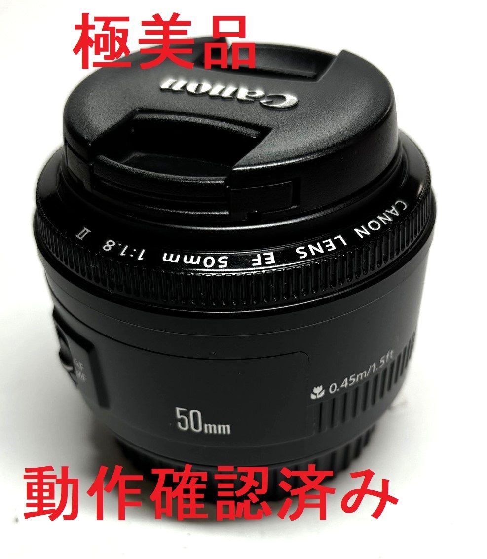 キヤノン EF 50mm f1.8Ⅱマクロレンズ 軽量・コンパクト 基本動作確認