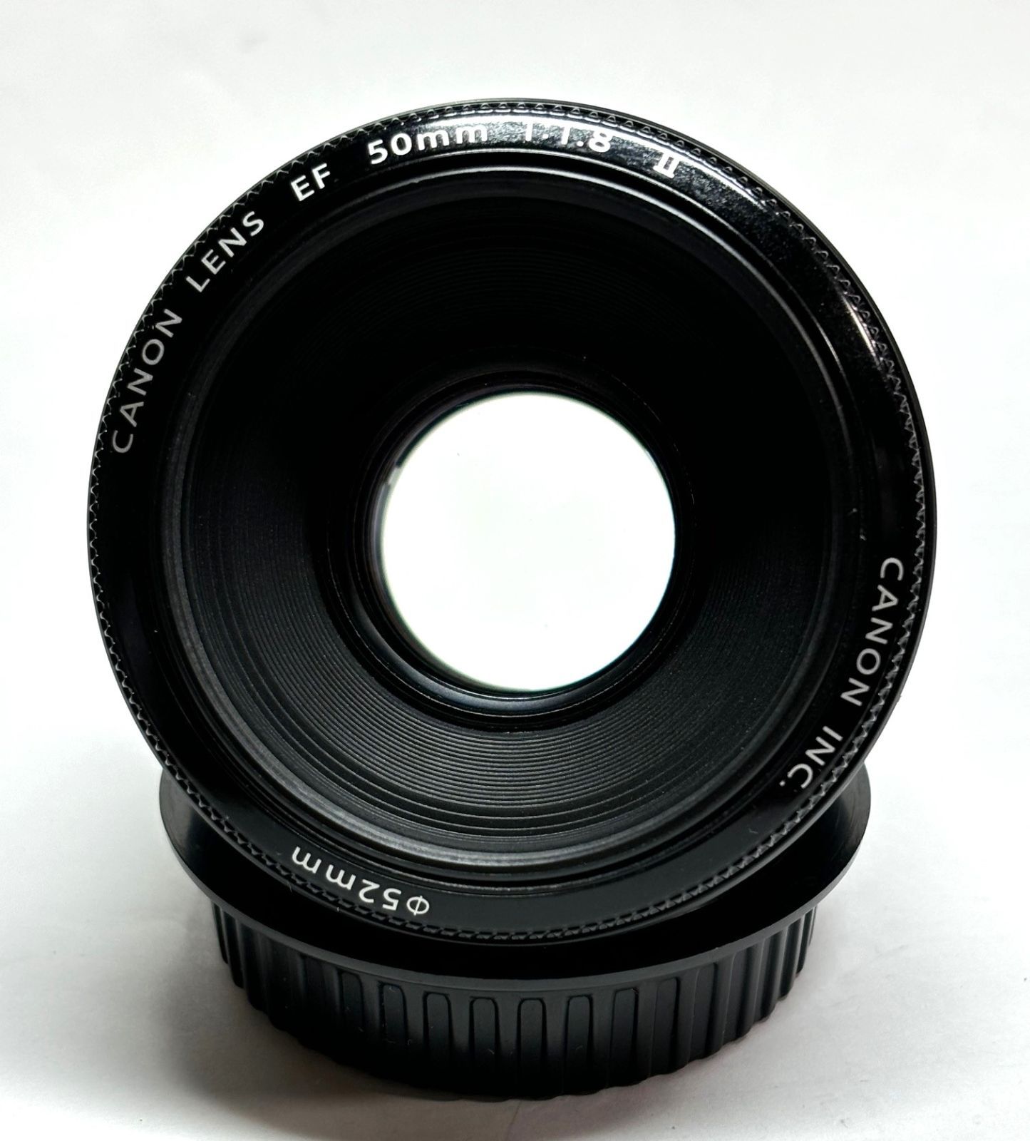 キヤノン EF50mm f1.8Ⅱマクロレンズ　(ref# 4112) キヤノン EF 50mm f1.8Ⅱマクロレンズ 軽量・コンパクト 基本動作確認