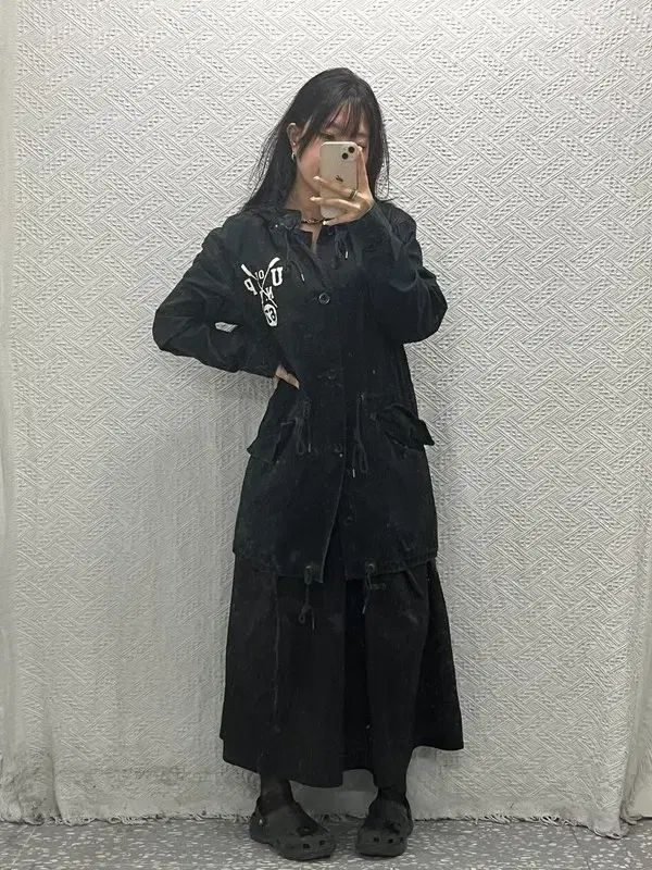 ポロラルフローレン 森ガール ヴィンテージ バックプリント マウンテンパーカー S C06457