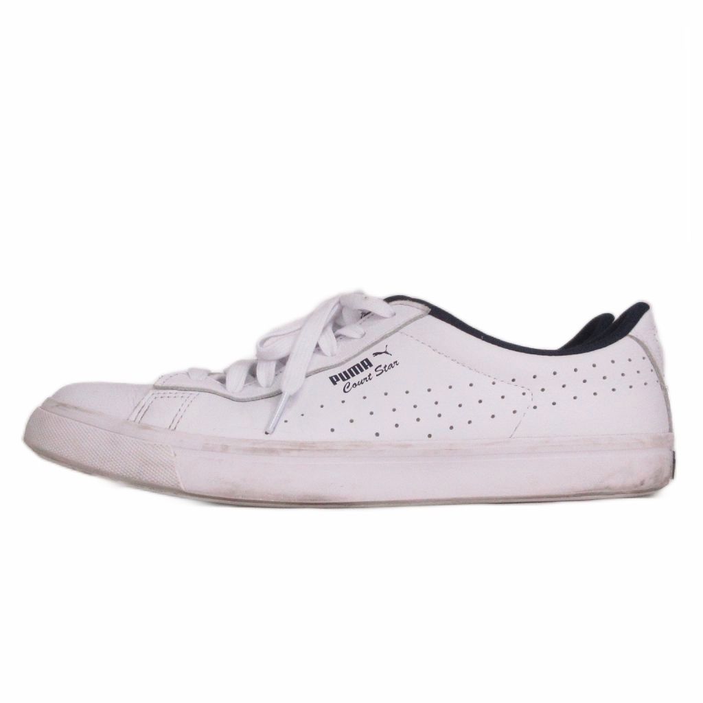 360060 プーマ PUMA コートスター Court Star VU スニーカー ローカット ロゴ 360060-09 白 ホワイト 27cm US9 ...