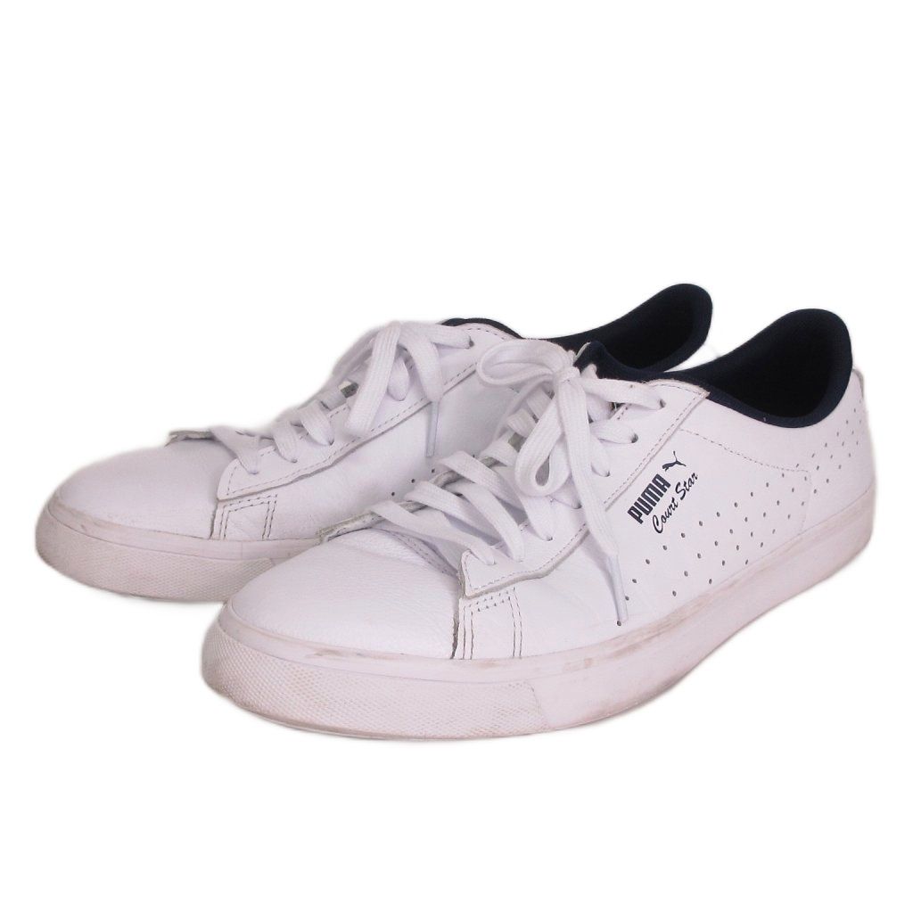 360060 プーマ PUMA コートスター Court Star VU スニーカー ローカット ロゴ 360060-09 白 ホワイト 27cm US9 ...