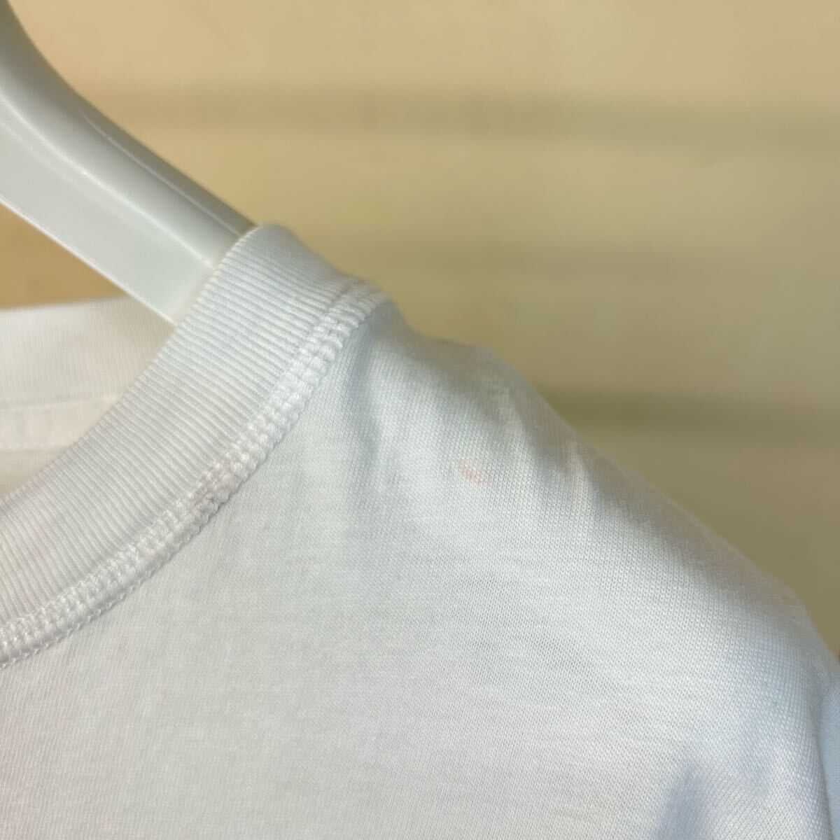 モンクレール半袖Tシャツ白ピンクS