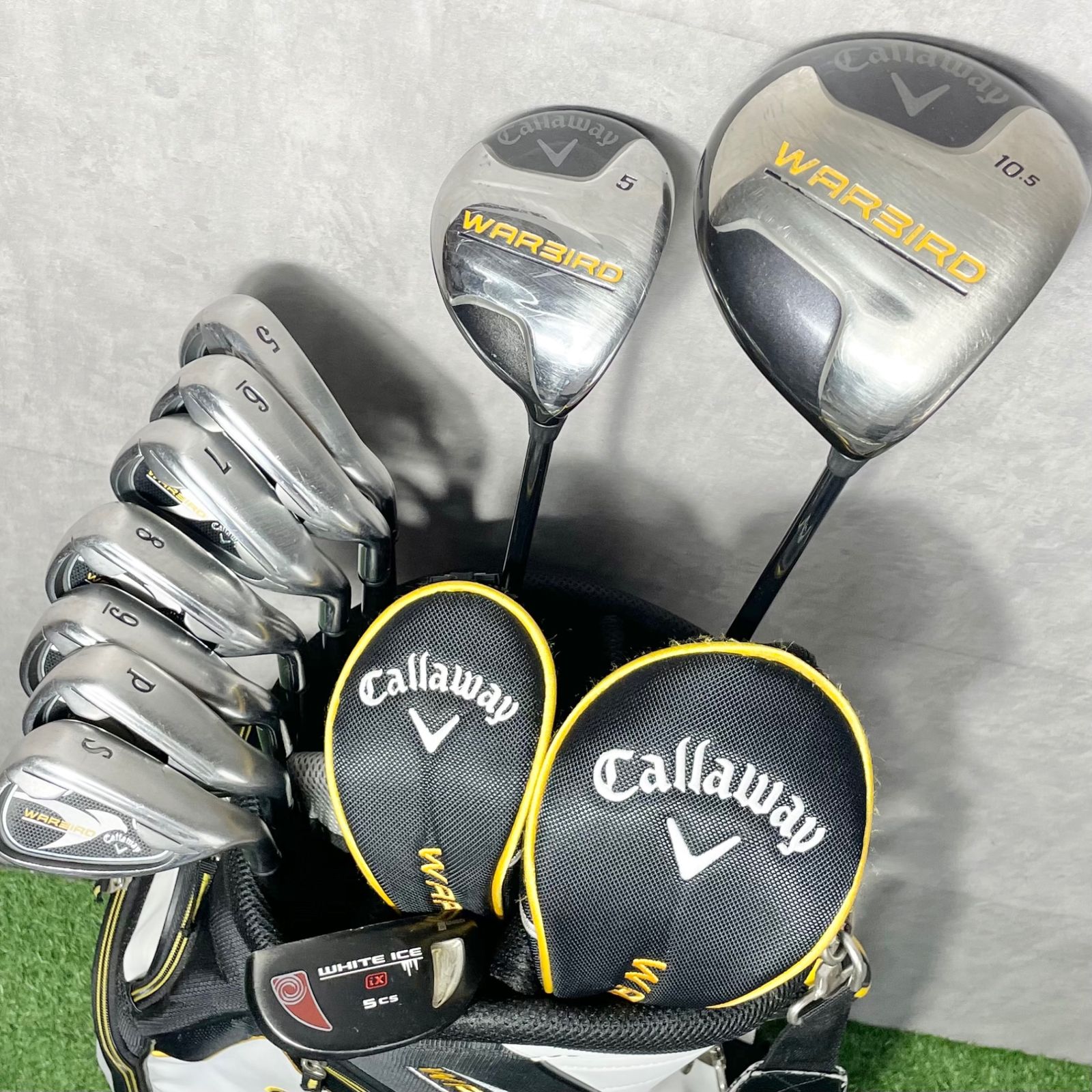 Callaway WARBIRD ゴルフセット 右 R キャディバッグ　メンズ Callaway WARBIRD ゴルフセット 右 R キャディバッグメンズ