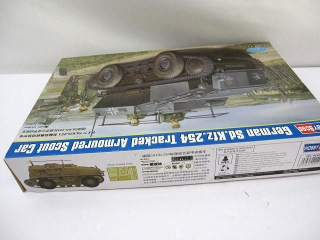  未組立 プラモデル ホビーボス 1 35 ドイツ Sd Kfz 254 装輪装軌併用装甲車 プラモデル おもちゃ