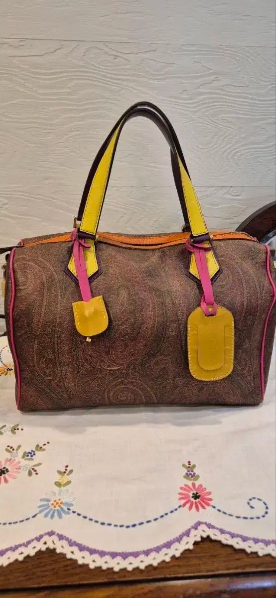 エトロ ベイズリー ボストンバッグ