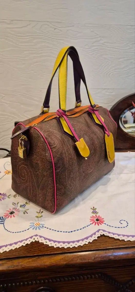 エトロ ベイズリー ボストンバッグ