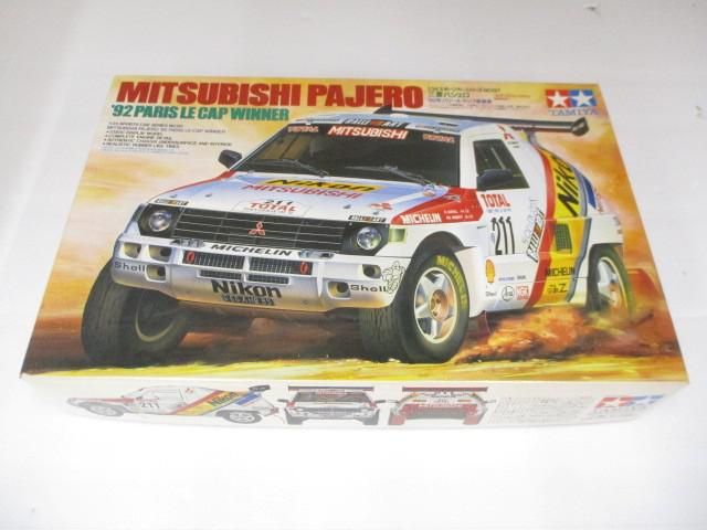 未組立 プラモデル TAMIYA タミヤ 1 24 スポーツカーシリーズ No.121 三菱 パジェロ 92年 パリ ルカップ優勝車