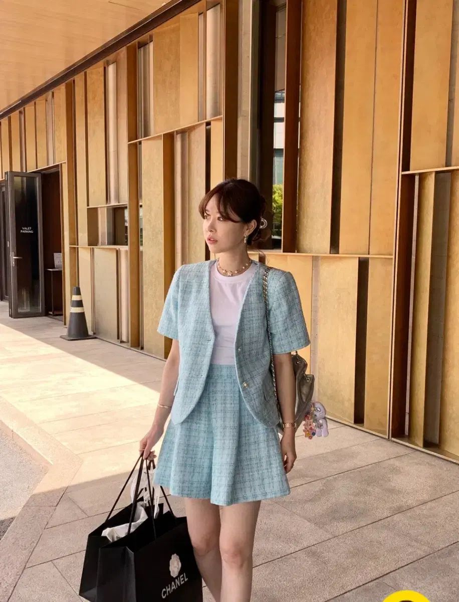 バイシーニ ベビーチェックツイード セットアップ