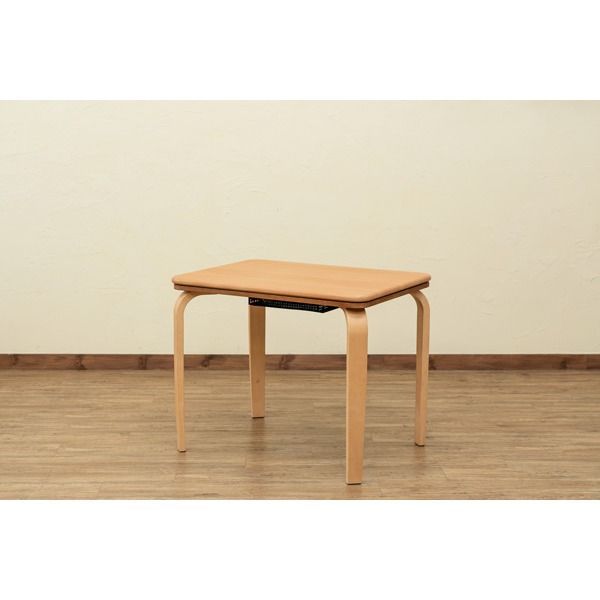 こたつ 約幅80×60cm 長方形 ナチュラル 掛け布団セット オールシーズン