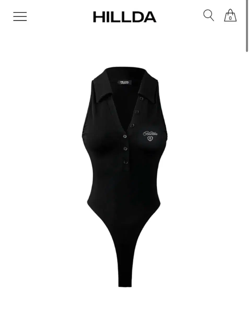 ヒルダ ボディスーツ Emo Collar Bodysuit