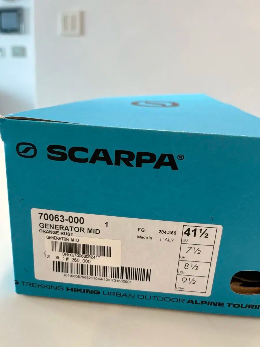 SCARPA スカルパ ジェネレイター ミッド 41 5 OLIVEOS_COM_TR