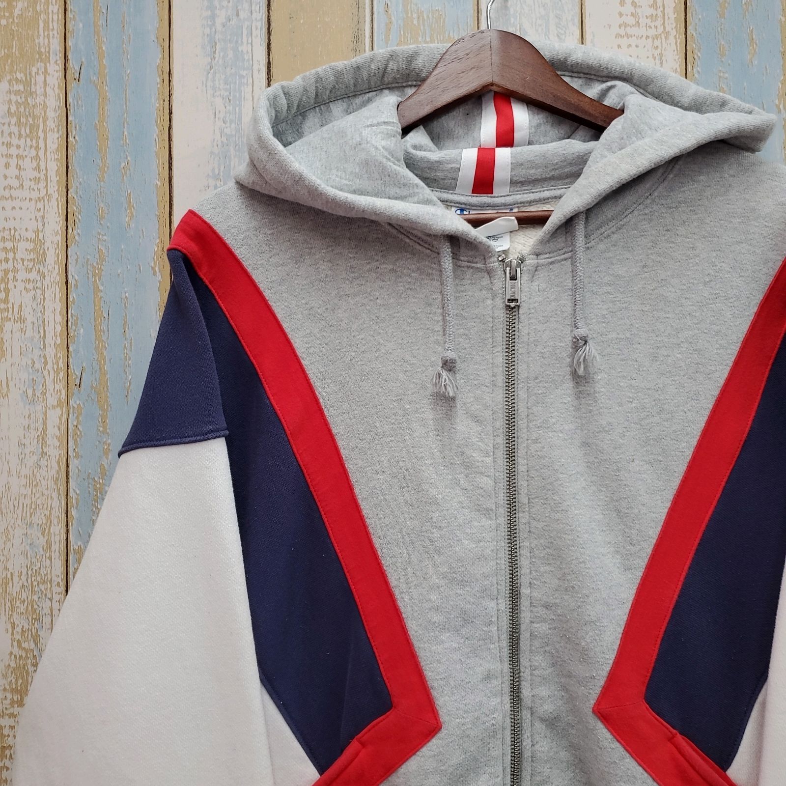 希少champion チャンピオン XL リバースウィーブ パーカー 刺繍 90s 
