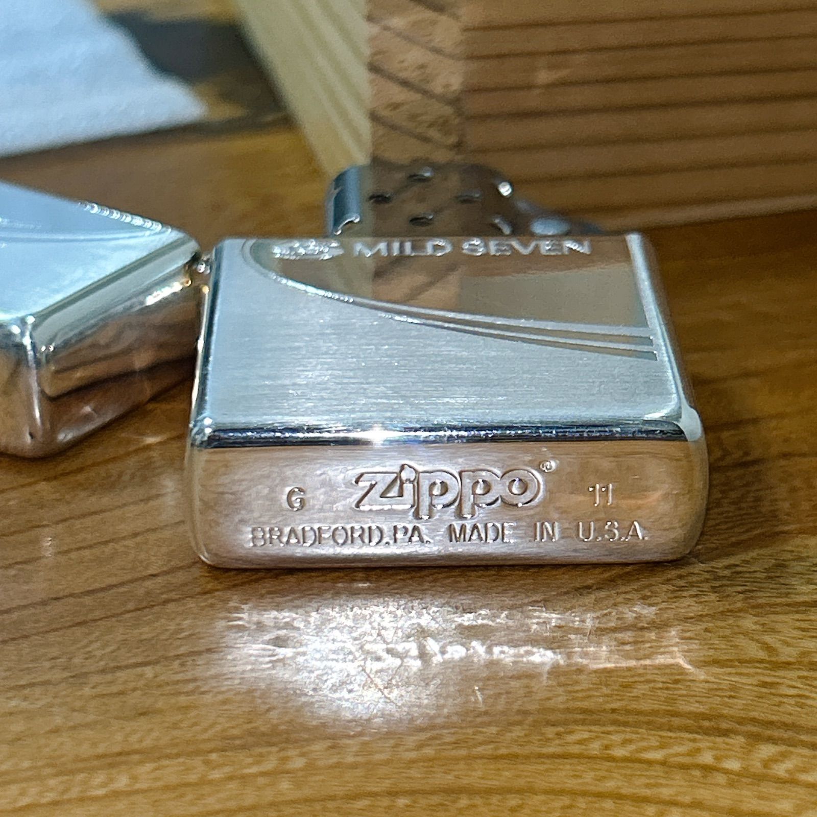 zippo マイルドセブンJT懸賞品 ICEBLUE MILD SEVEN ZIPPO ジッポー