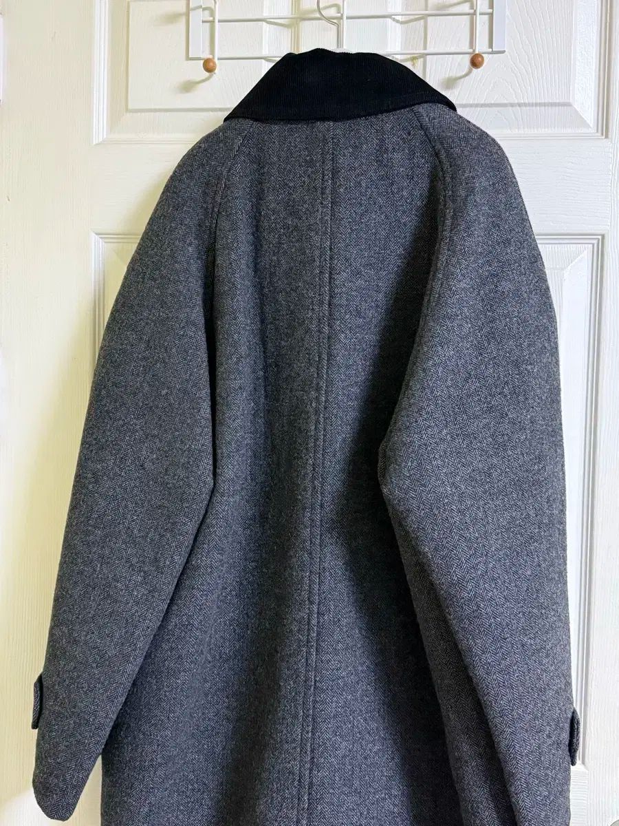 ザ・バーネット チャコール コーデュロイ ヘリンボーン ショートコート