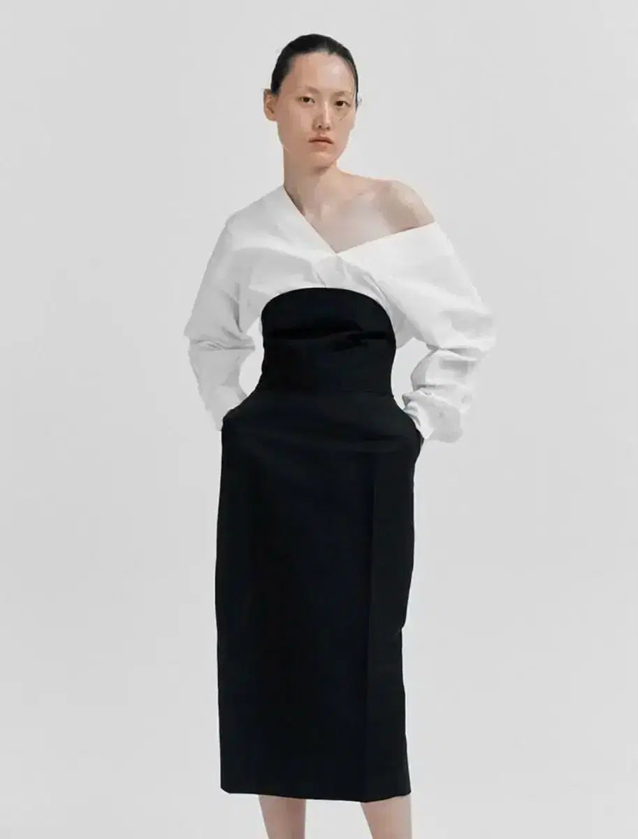 レクト スカート RECTO CIRCLE PANEL SKIRT BLACK