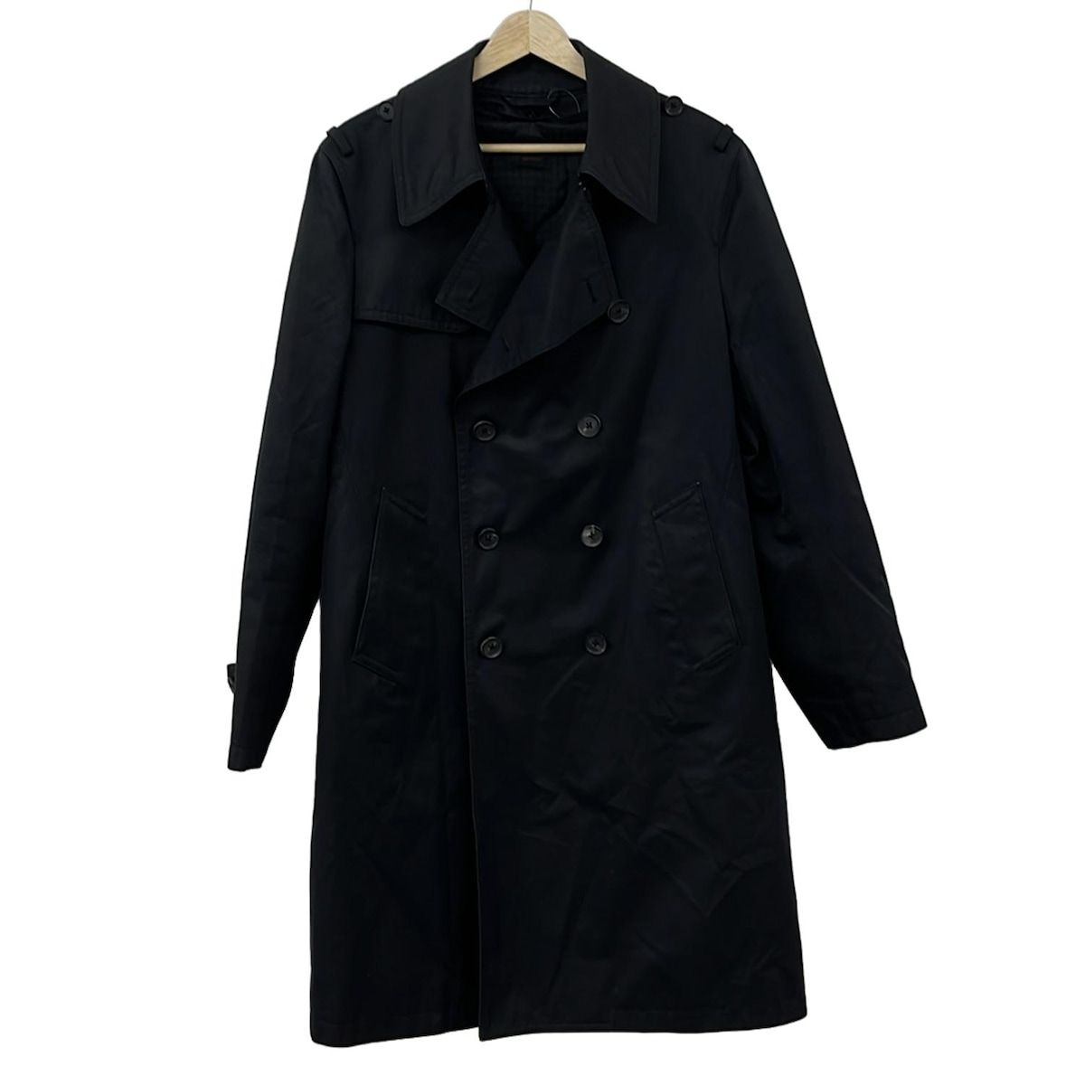 DURBAN ブラック トレンチコート DURBAN(ダーバン) トレンチコート サイズL メンズ - 黒 長袖/ライナー