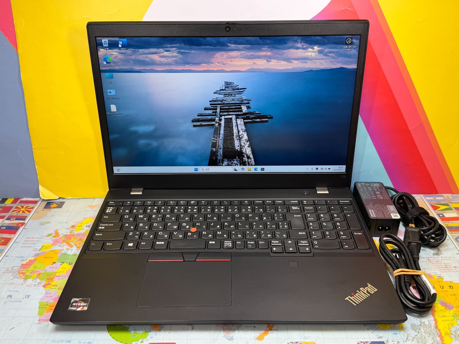 16GB レノボ L15 15.6型 ノートPC Office2024 外観綺麗 - メルカリ