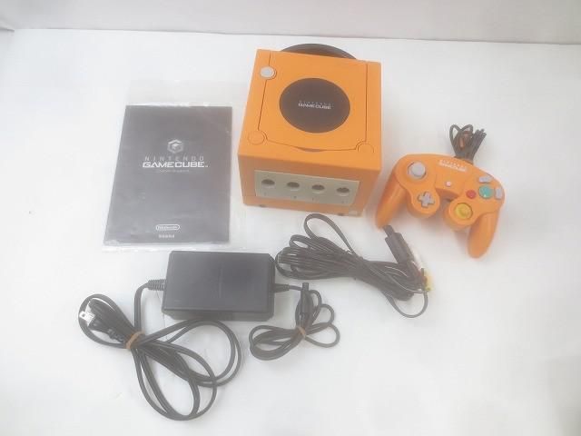 品 ゲーム ゲームキューブ 本体 DOL-001 オレンジ 動作品 付き