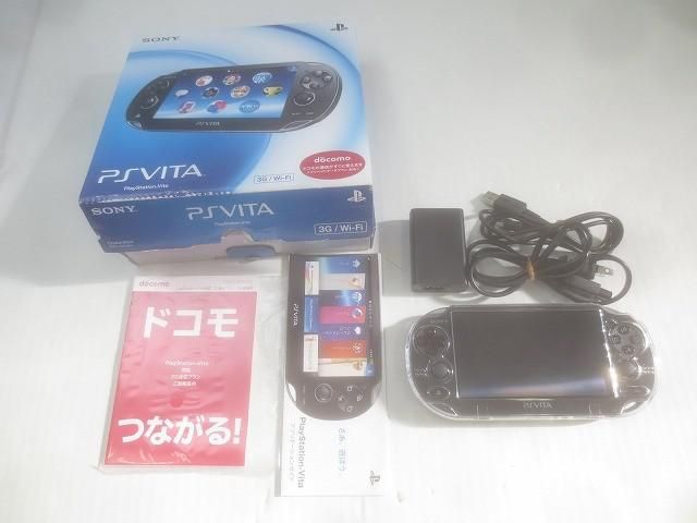 品 ゲーム PS Vita 本体 PCH 1100 クリスタルブラック 動作品 き