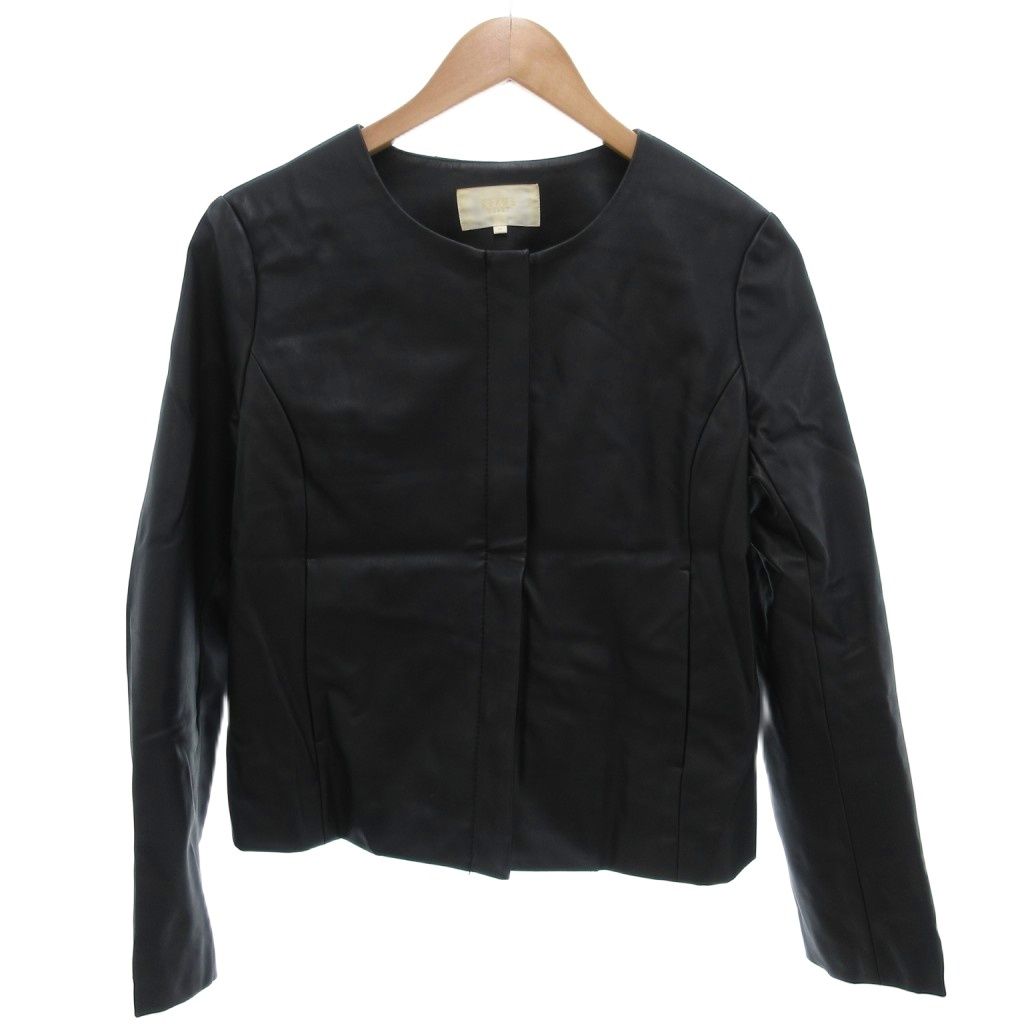 BEAMS ビームス BEAMS ビームス 25SS レザー ジップブルゾン mサイズ