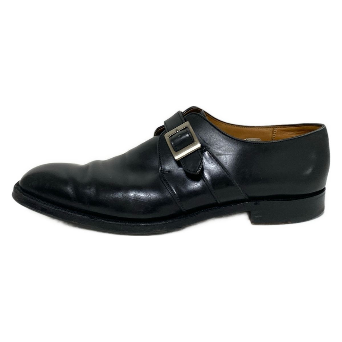 JOHNSTON-MURPHY ジョンストンアンドマーフィー シューズ 81 2 メンズ - 黒 ビジネスシューズ アウトソール張替済 レザー