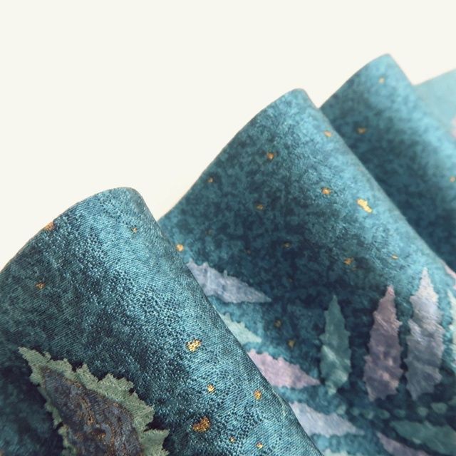 百華 Y 3945 正絹 辻が花 絞り 手縫い仕立て 訪問着 着物