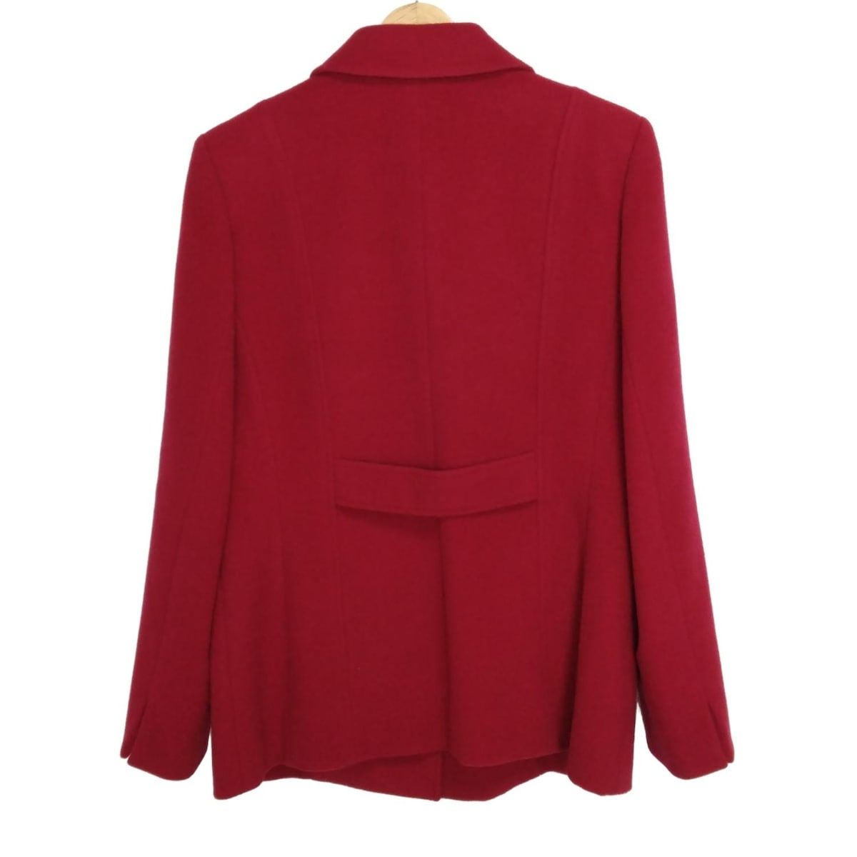 Leilian レリアン コート サイズ11 M レディース - レッド 長袖 秋 冬