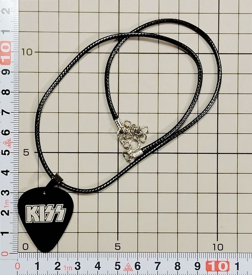 ギターピック型 ネックレス KISS:キッス （ジーン・シモンズ）】D11-07