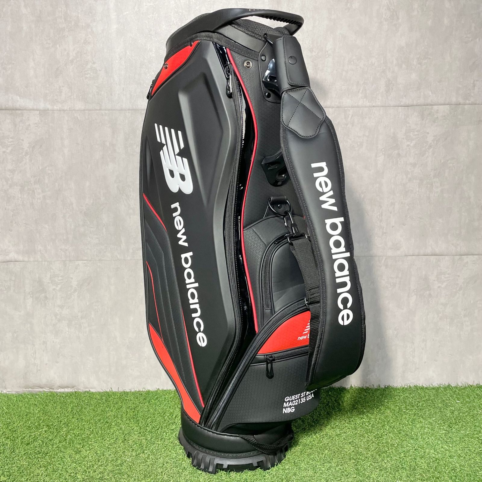 NEW BALANCE ニューバランス キャディバッグ ゴルフバッグ ブラック