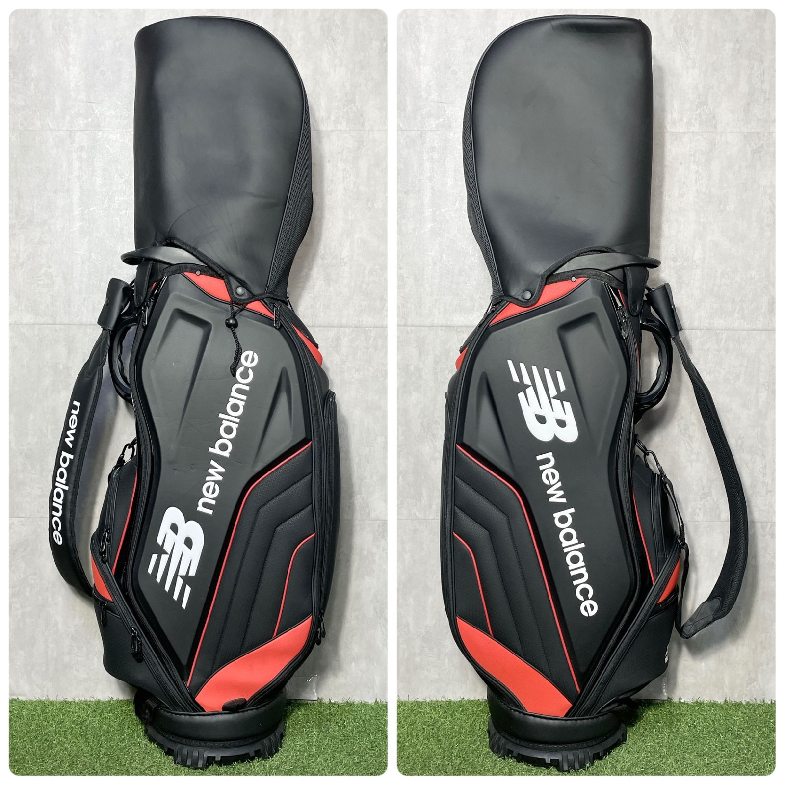 NEW BALANCE ニューバランス キャディバッグ ゴルフバッグ ブラック