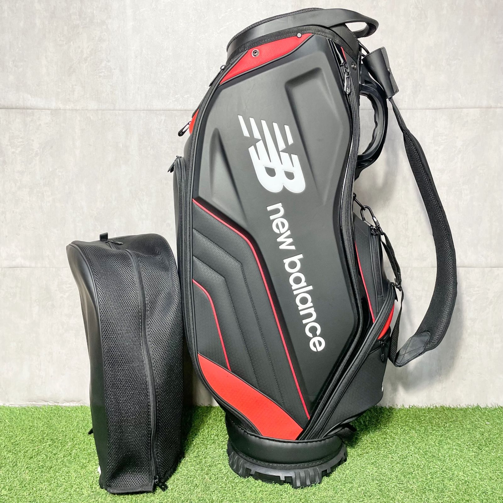 NEW BALANCE ニューバランス キャディバッグ ゴルフバッグ ブラック