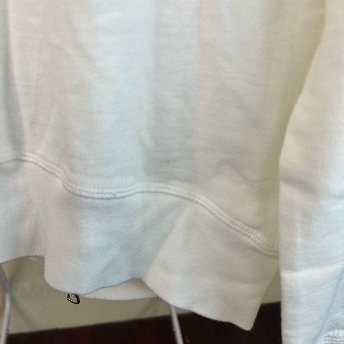 モンクレールスウェットジップトレーナー白S