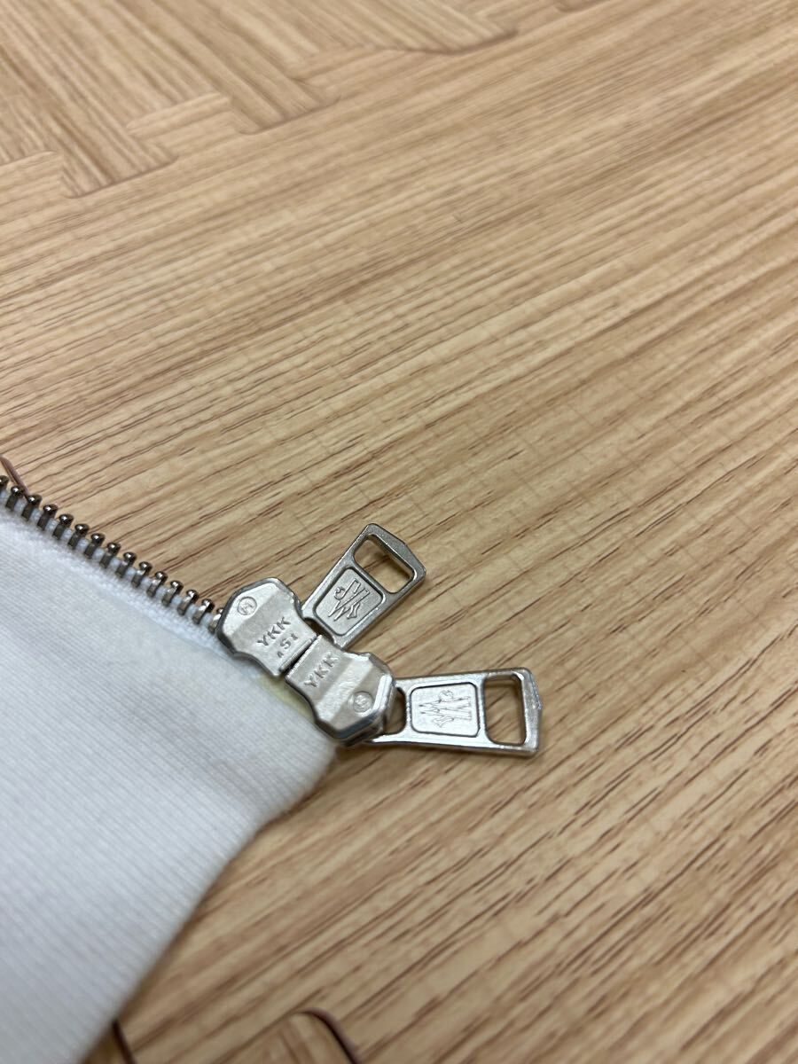 MONCLER モンクレールスウェットジップトレーナー白S