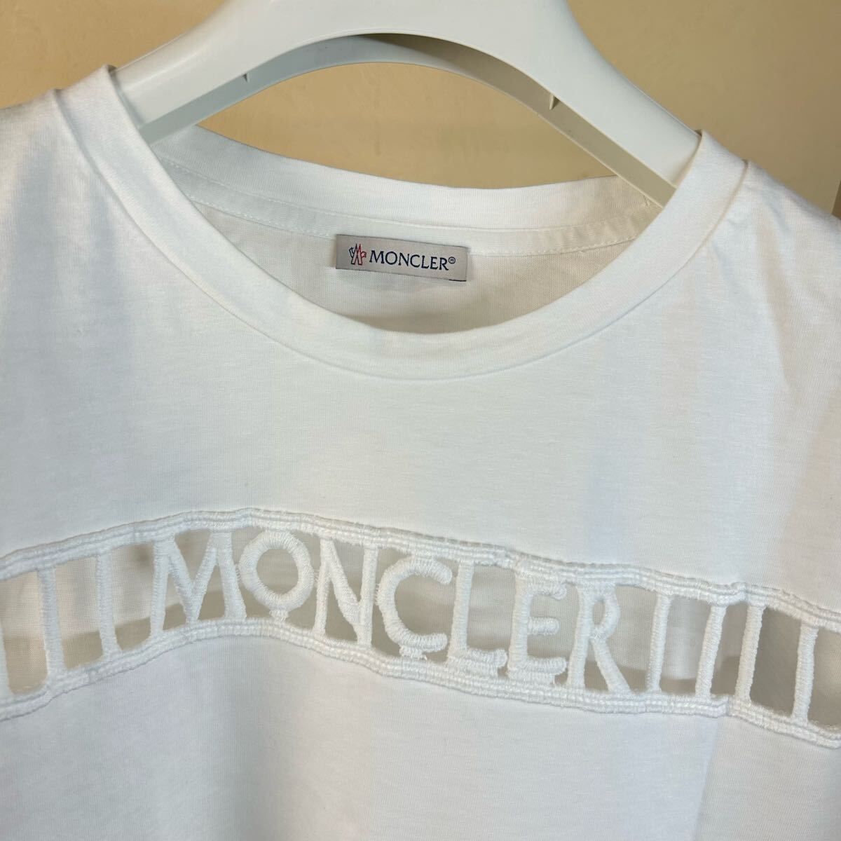 MONCLER モンクレール半袖Tシャツ白S