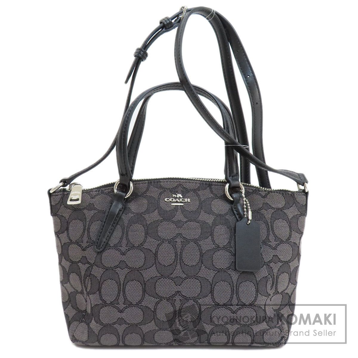 COACH コーチ F57830 シグネチャー 2WAY ハンドバッグ キャンバス レディース []