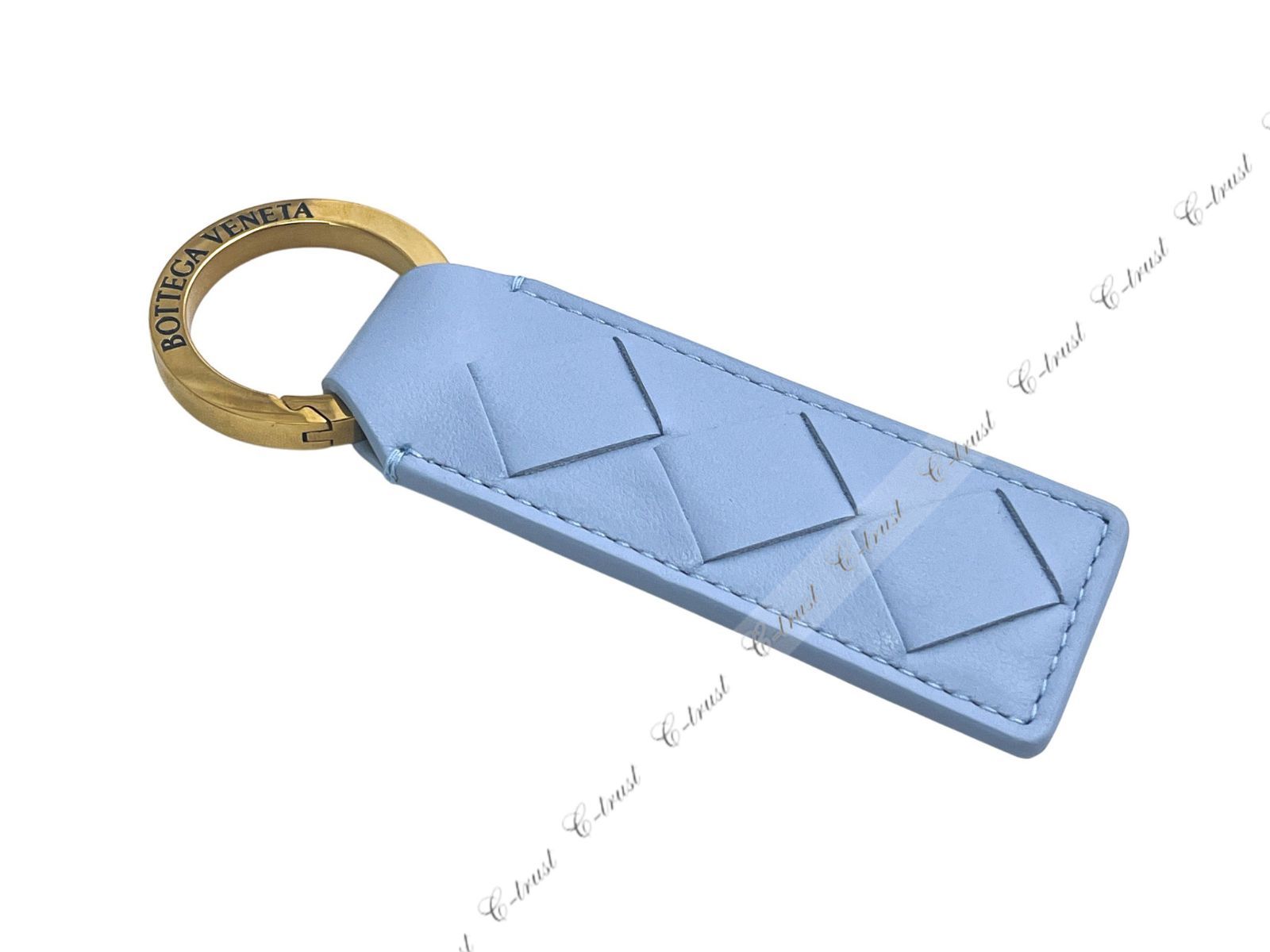 BOTTEGA VENETA ボッテガ ヴェネタ キーリング キーケース キーホルダー ストラップ イントレ ナッパ イタリア製 1728 ICE L 941