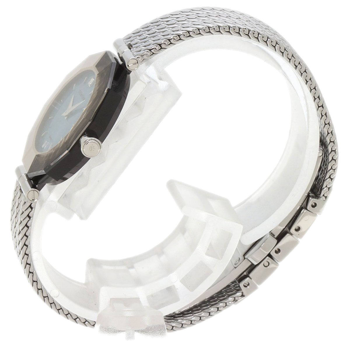 美品 センチュリー タイムジェム 1P ダイヤモンド クォーツ 腕時計 シルバー CENTURY センチュリー タイムジェム 1P ダイヤモンド 腕時計 SS SS