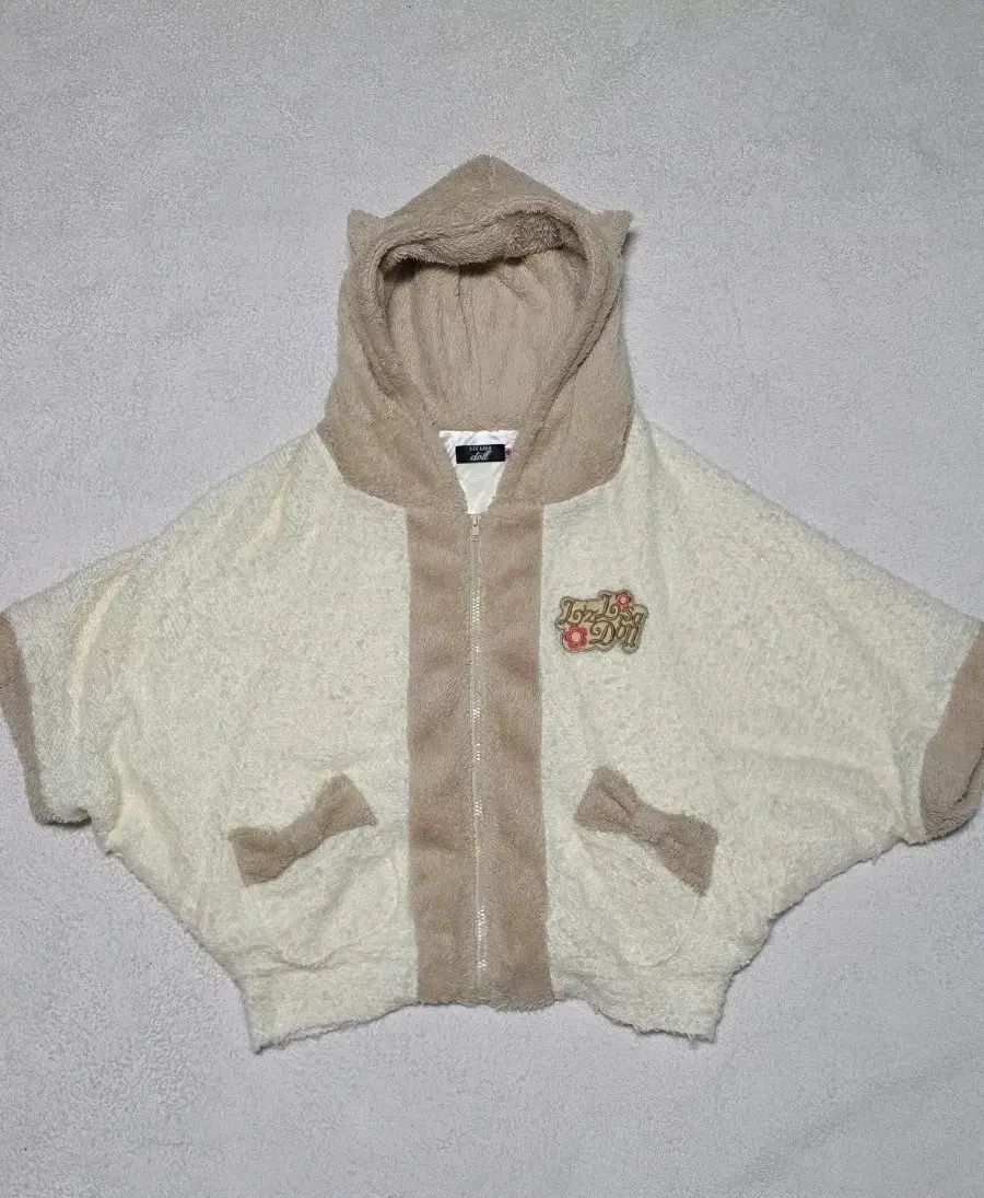 LIZ LISA ドール 猫耳 ボア ケープ m ジップアップ チョコラテギャル HIME