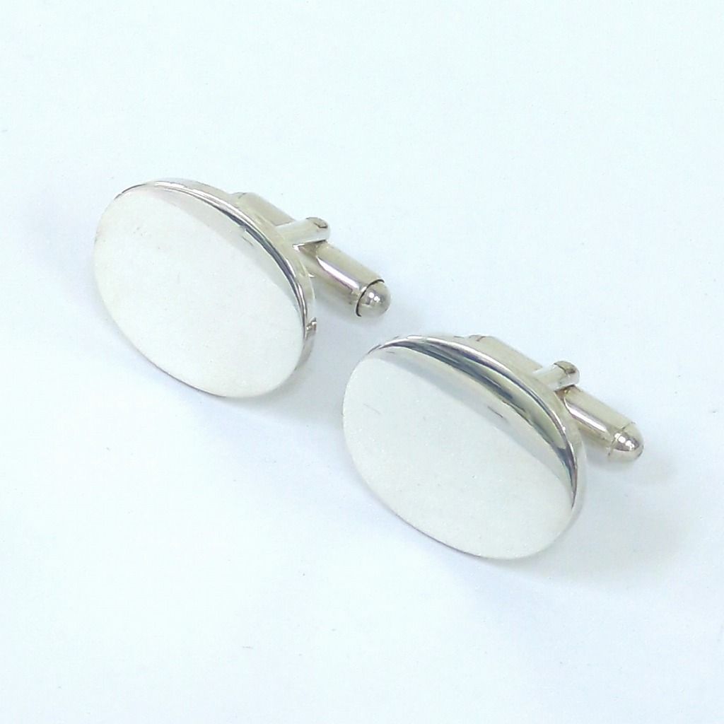 Tiffany - Co. ティファニー カフリンクス シルバー オーバル