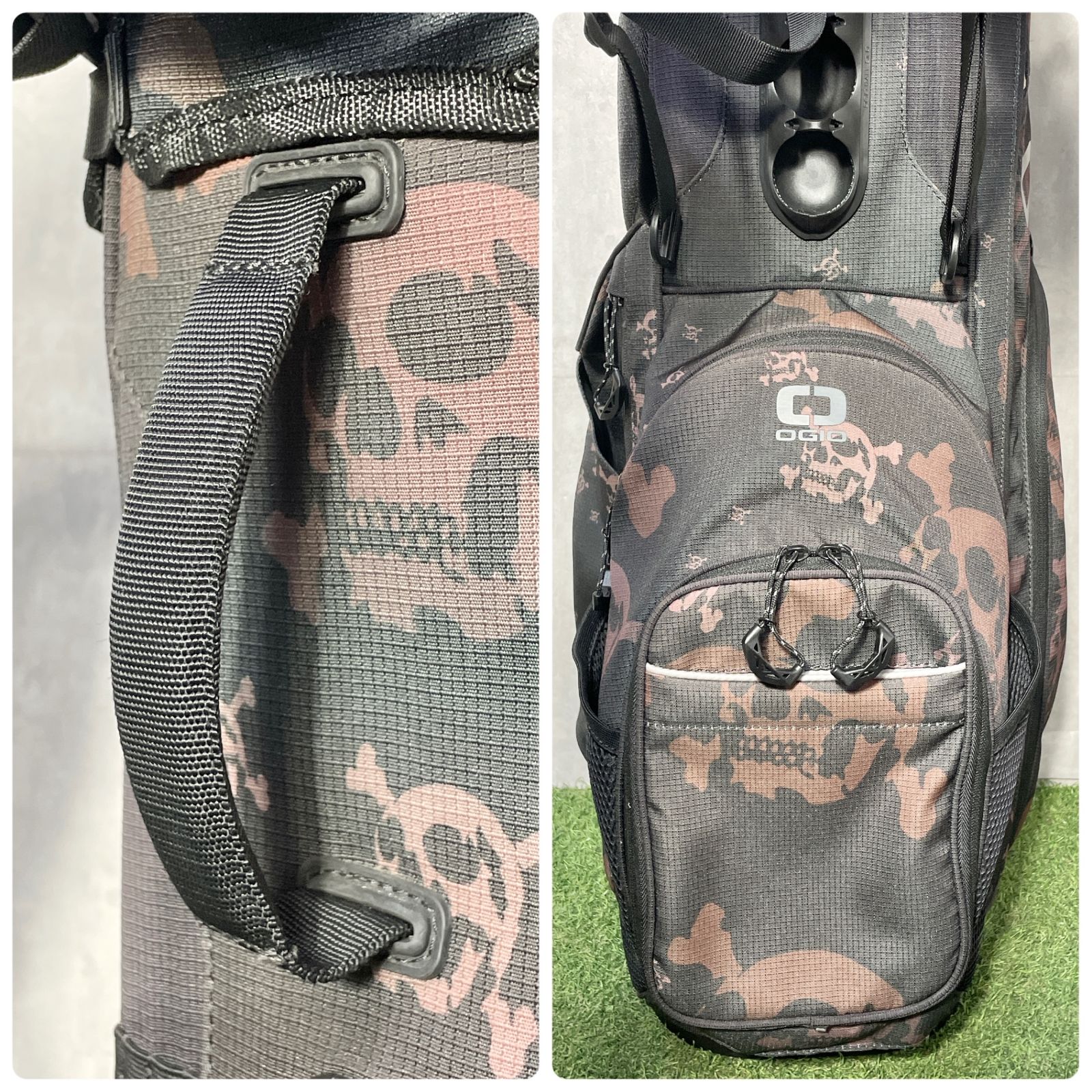 OGIO オジオ WOODE HYBRID BAG キャディバッグ ゴルフバッグ スカル柄