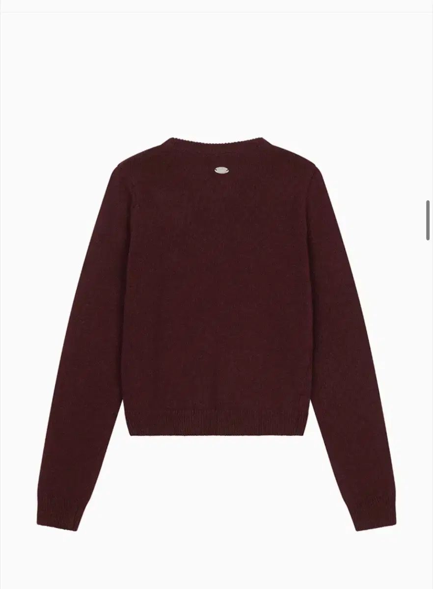 オヘシオ バーガンディ カーディガン