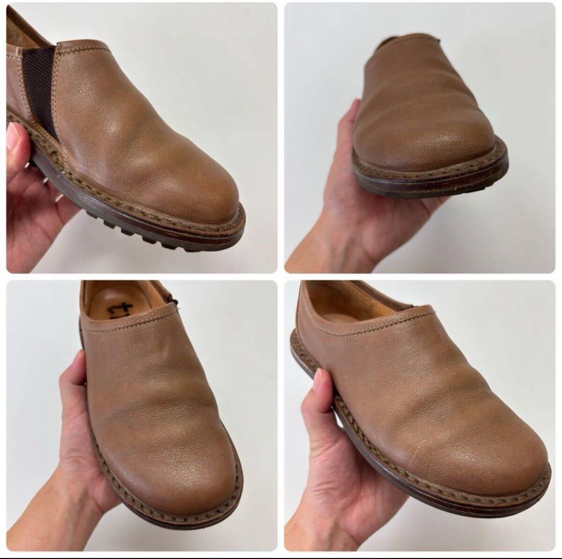  trippen トリッペン YEN イェン レザー スリッポン シューズ サイズ 35 708-0080 スリッポン 靴