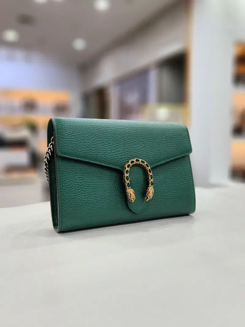 グッチ ディオニソス チェーン クロスバッグ ダークグリーン 401231