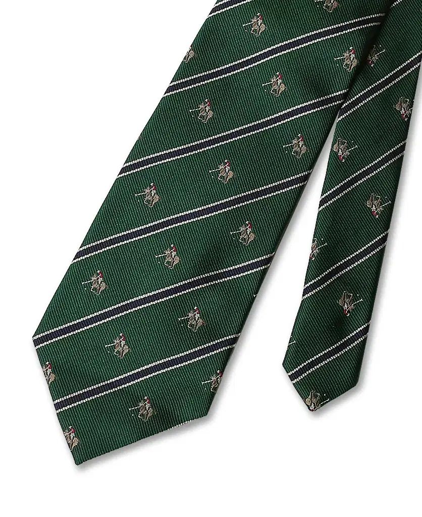 100％ 品質保障！ ポロラルフローレン Polo Ralph Lauren ロゴ レジメンタル タイ