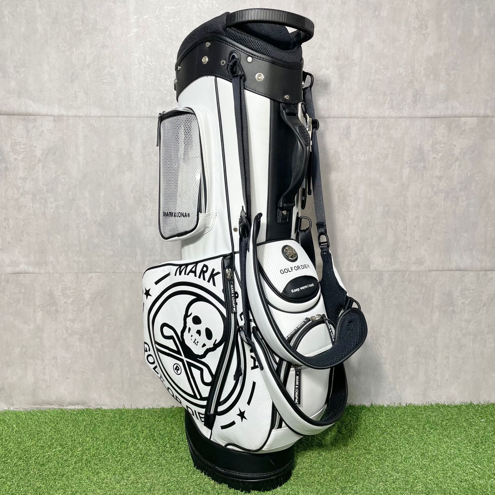 マークアンドロナ　キャディーバック キムタクモデル マークアンドロナ ボストンバッグ マーク&ロナ ゴルフ 木村拓哉着