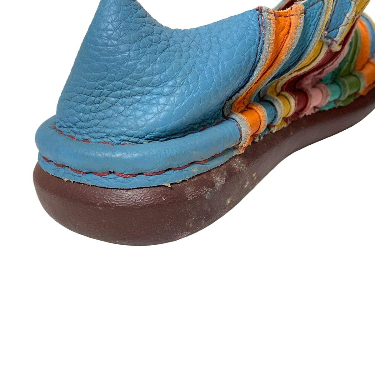 ダークイエロー×ブルー×マルチ