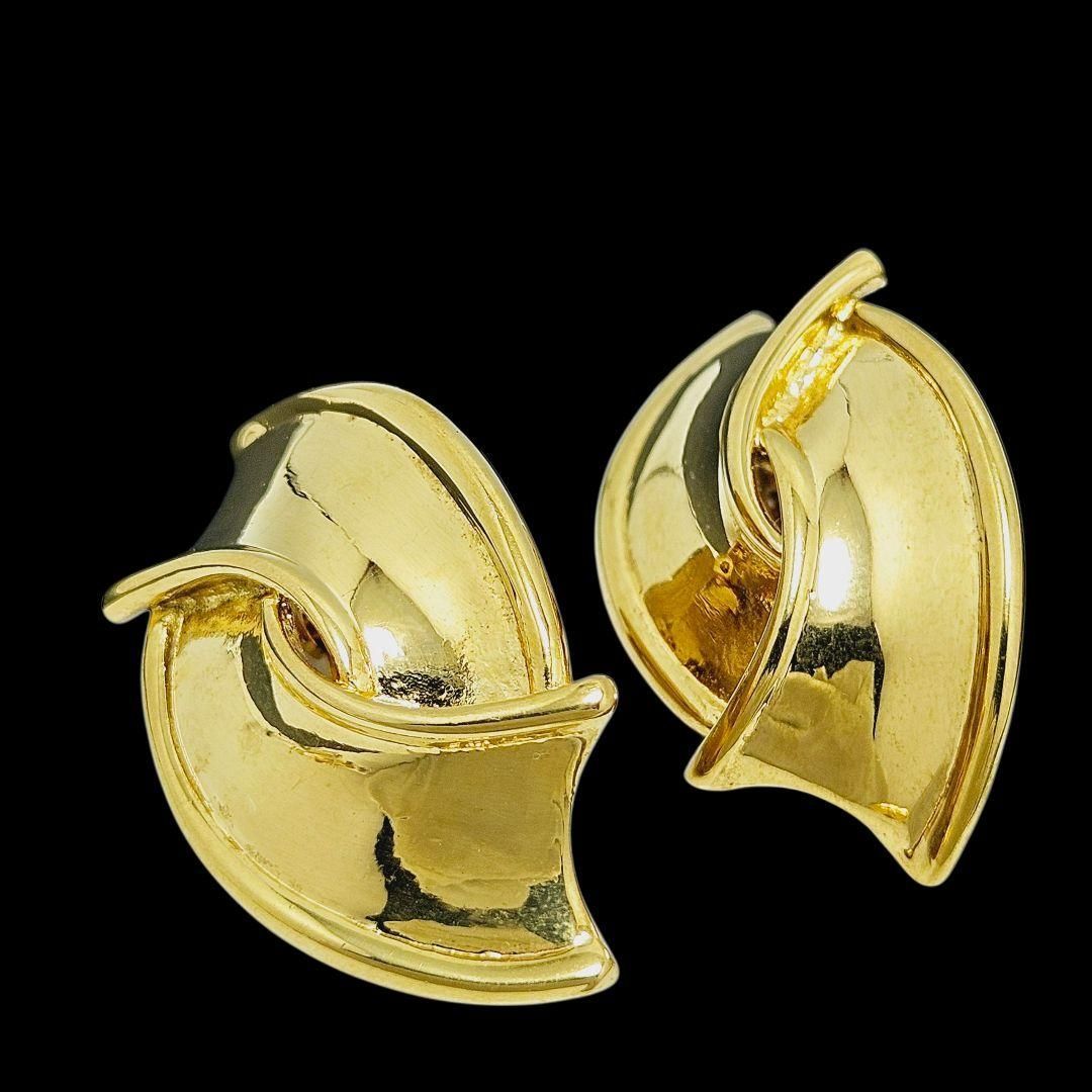 イヴ サンローラン イヤリング 大ぶり ゴールド